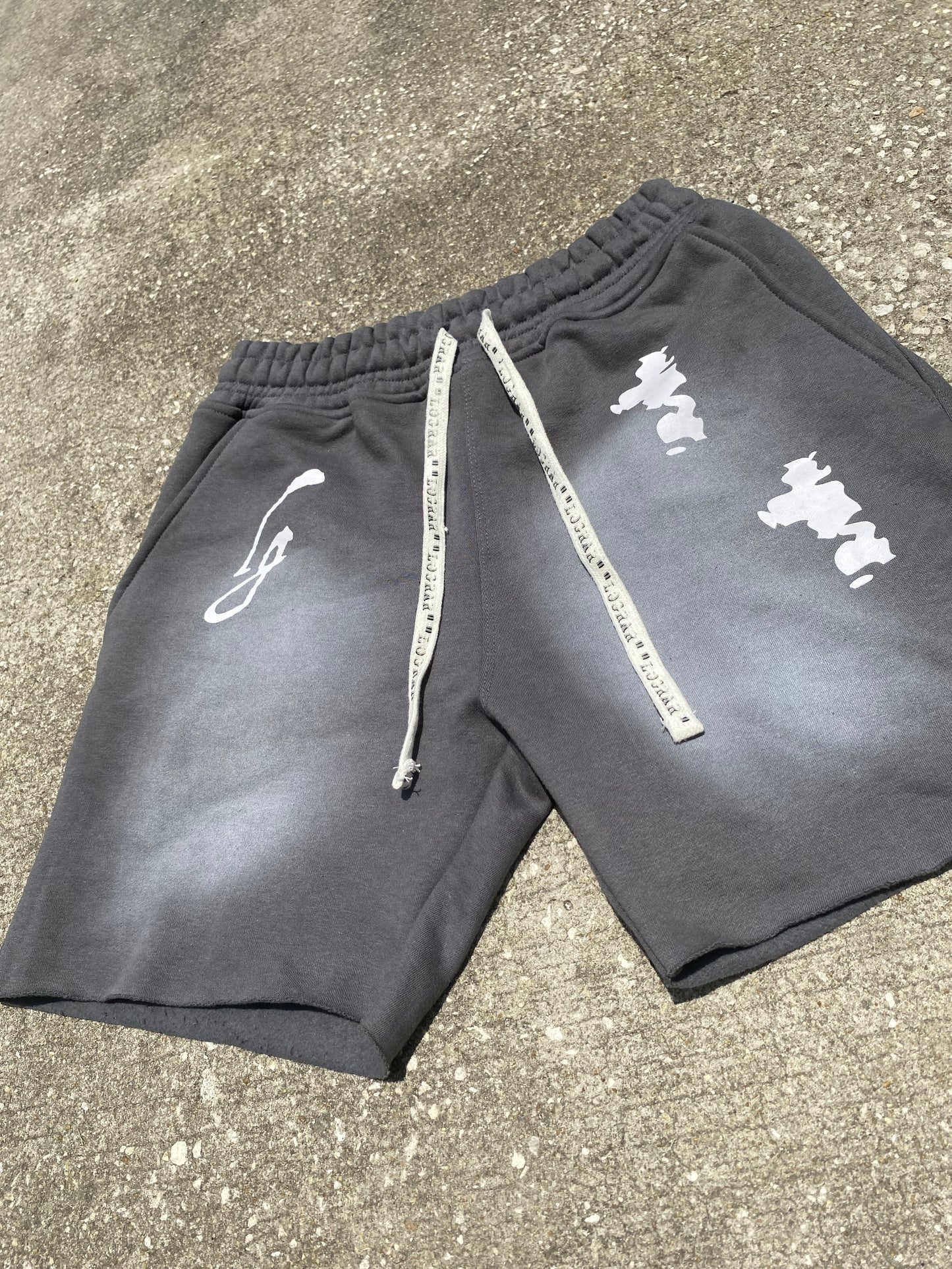 Cool Grey "Manifest" Shorts